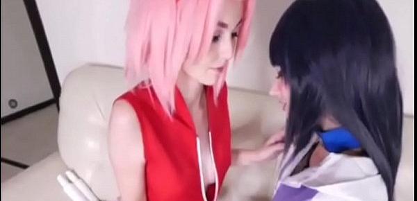  Cosplay de Hinata y Sakura